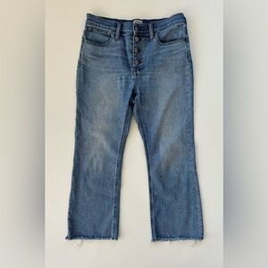 J.Crew Denim Women's 10" BILLIE Demi Boot Crop Jeans High Rise Size 29 Petite